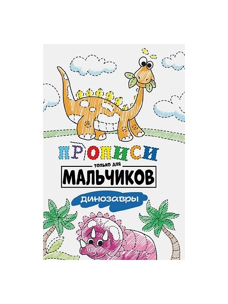 ПРОПИСИ только для мальчиков 19,5х27,6см, 16стр, в ассортименте