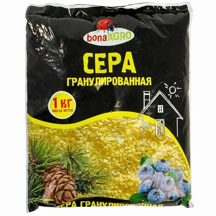 Сера гранулированная bonaAGRO 1 кг