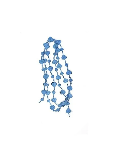 Елочные бусы "Сердечки", 2 м