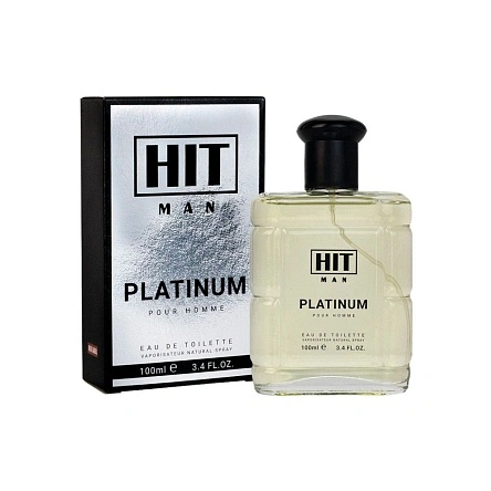 Т.в. Hit Man Platinum (Хит Мен Платинум)-100ml for men