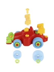 Конструктор пластик.Автомобиль (в пакете)