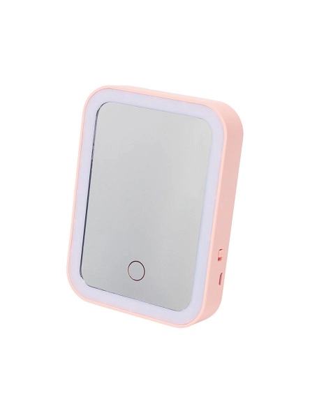 Зеркало настольное с подсветкой, 12*17,5 см  (зарядка через USB)