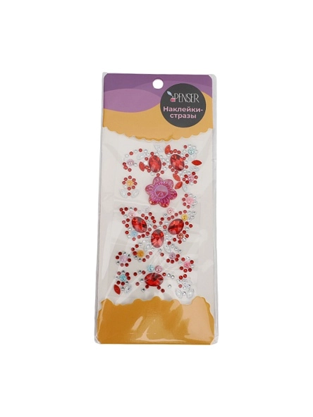 Наклейки-стразы декоративные, 7*13 cм (PK454)