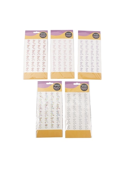 Наклейки-стразы декоративные, 10*22 cм (PK455-1)