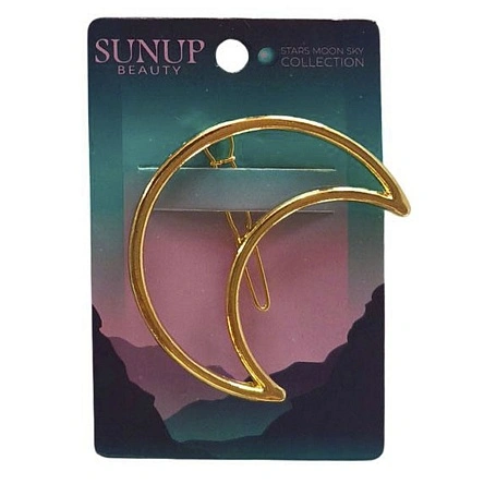 Заколка для волос "Stars, moon, sky", Sunup beauty, 5 см (ML-3015)