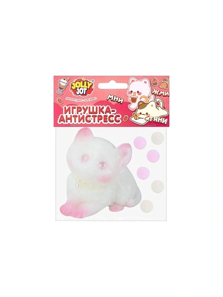 Игрушка-антистресс, 6 см, ассорти 4 цвета, дисплей, JOLLY JOT, 665772