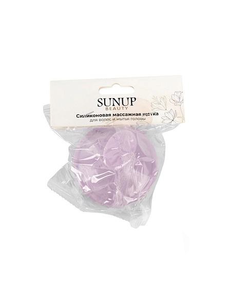 Силиконовая массажная щетка для волос и мытья головы