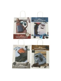 Пакет подарочный "Аксессуары", 25,5*12,5*33 см (VA-537)