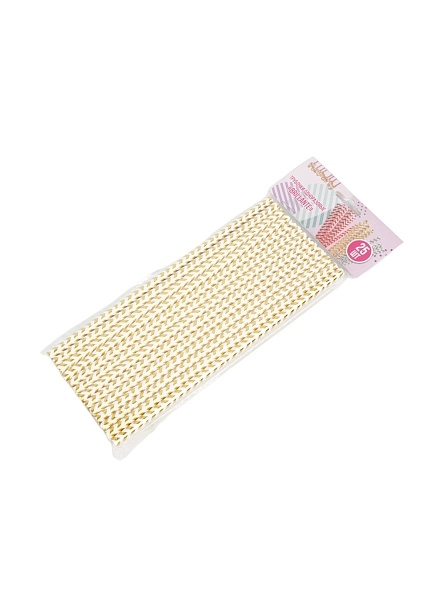 Трубочки одноразовые для напитков "Brillante", 25 шт, 19,7 см