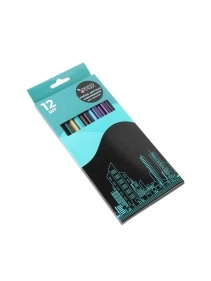 Набор карандашей двусторонних цветных, 12 шт