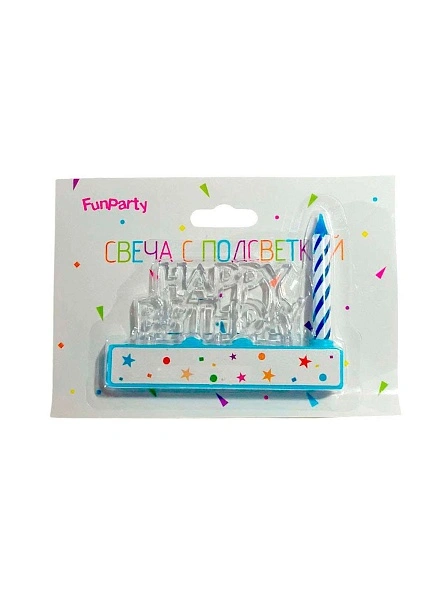 Свеча с подсветкой, 10*7,5 см (ML-1861)