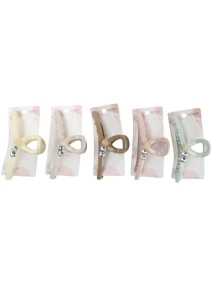 Заколка-краб "С кристаллом", 13*5 см (PX0773)