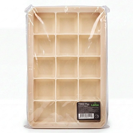 Форма для льда с крышкой, силикон, 18,7*12*3 см (ML-2981)