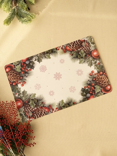 Салфетка сервировочная "Зимние узоры", 28*43 см