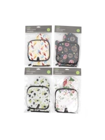 Набор: варежка, 25*16 см + прихватка, 16,5*16,5 см