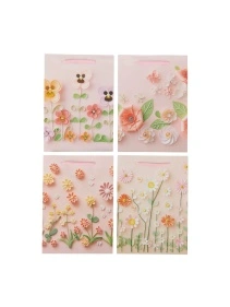 Пакет подарочный" Spring flowers", 17,5*24*8 см (VA-742)