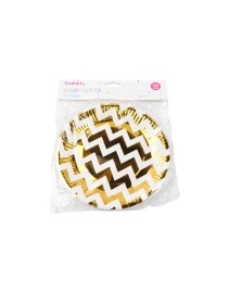 Набор однаразовых тарелок "Сияние",18 см, 10 шт,