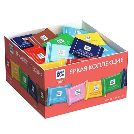 Ritter Sport "Яркая коллекция" мини-шоколад, 16,67г