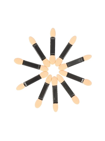 Набор двусторонних аппликаторов для теней (10 шт.), 5,3 см