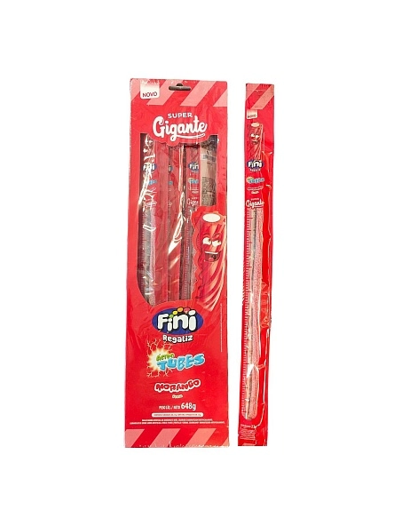 Мармелад "Fini" (TUBES кислая клубника) 27г