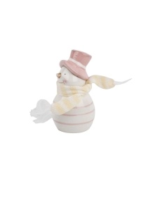 Фигурка декоративная "Снеговик",6,5*6,5*13 см