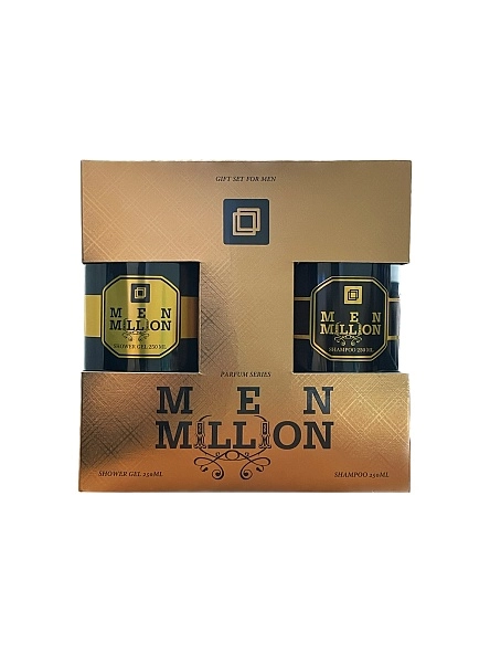 Под.набор MILLION MEN (Шампунь 250 + Гель д/душа 250)  МУЖ
