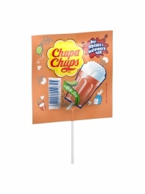 Карамель "Чупа Чупс" со вкусом персика и молочного чая, со вкусом клубники и молочного чая 15г_8х45шт