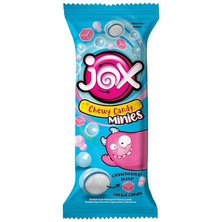Жеват. драже «JOX MINIES» со вк. бабл гам, 12г