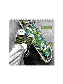 Блокнот, 160x160 мм, 60 л, в ас-те