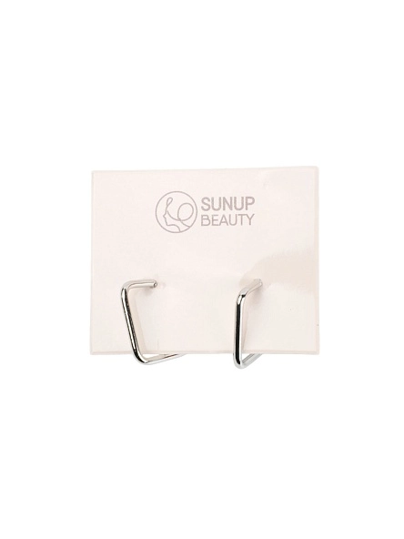 Серьги "Square hoops", 2,5 см (PZ115)