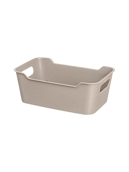 Корзинка универсальная "Mango" 1.5л. 190х140х80мм (светло-серый)