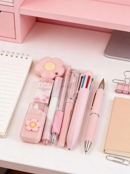 Набор канцелярский "Candy Pink", 7 предметов (IRE25072807)