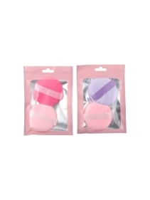 Пуховка для макияжа с держателем "Candy Pink", 2 шт.  (KRE25613206)