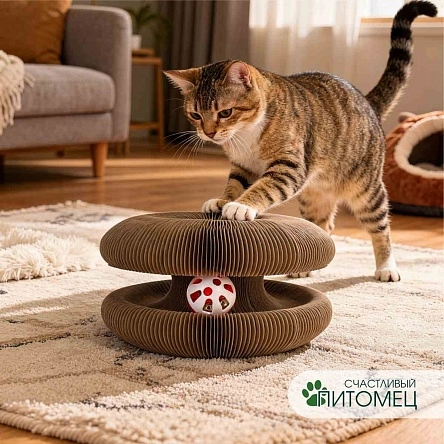 Игрушка-когтеточка для животных, 22*11 см