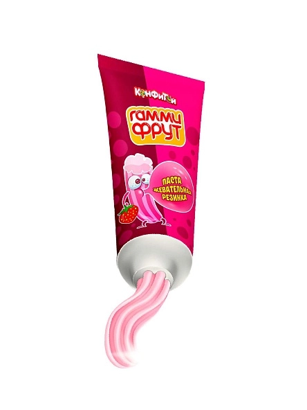 Жидкая жевательная резинка (ГАММИ ФРУТ) со вкусом клубники,  колы 20г