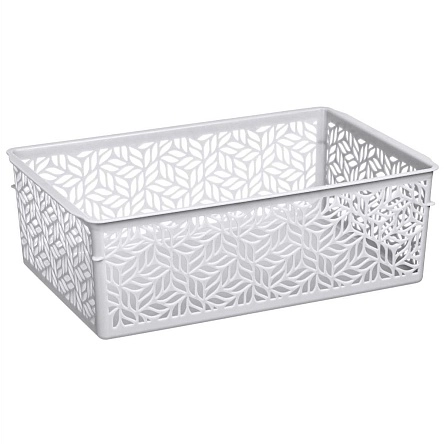 Корзинка универсальная "Linden" 4,3л, 290х190х95мм (белый)