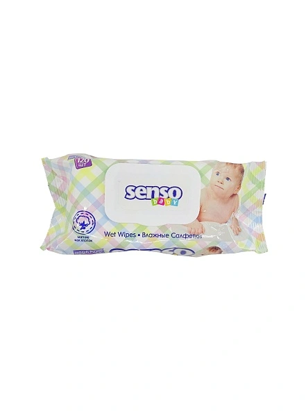 Салфетки влажные для детей "SENSO BABY", 120 шт