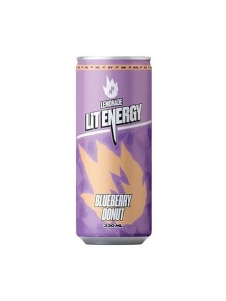 Напиток безал. сильногаз. "LIT ENERGY BLUEBERRY DONUT" с вит. 0,33л