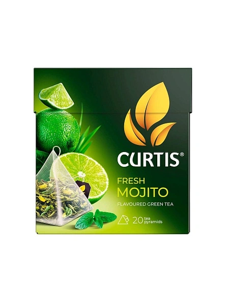 Чай CURTIS зеленый Fresh Mojito 20 пир.