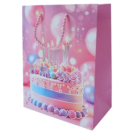 Пакет подарочный "Birthday", Fun Party, 18*23*10 см (MO-523)
