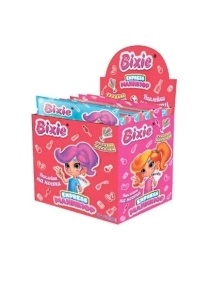 Сахарная конфета Bixie (Сладкие палочки+наклейки на ногти), 5г