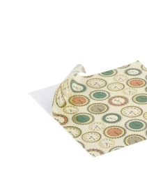 Бумага для скрапбукинга и декора "ОСТРОВ СОКРОВИЩ" Винтаж, цвет.рисов.бумага, 15*15см, самокл, 12л, 