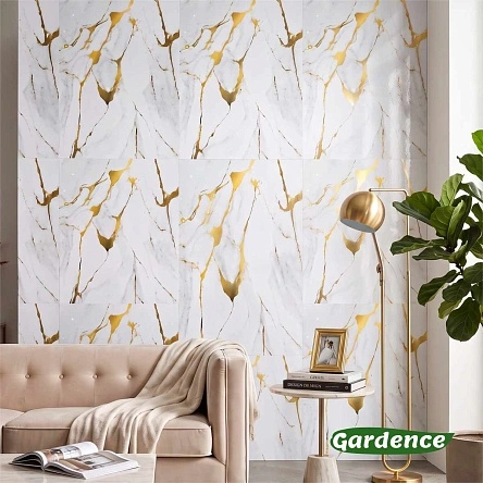 Водостойкая самоклеющаяся плитка из ПВХ "Marble", 40*300 см (XRE25100932)
