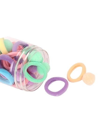 Набор резинок для волос "Помпон", 20 шт, 3 см