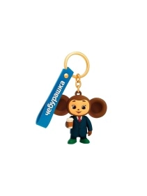 Брелок с ремешком Чебурашка, микс