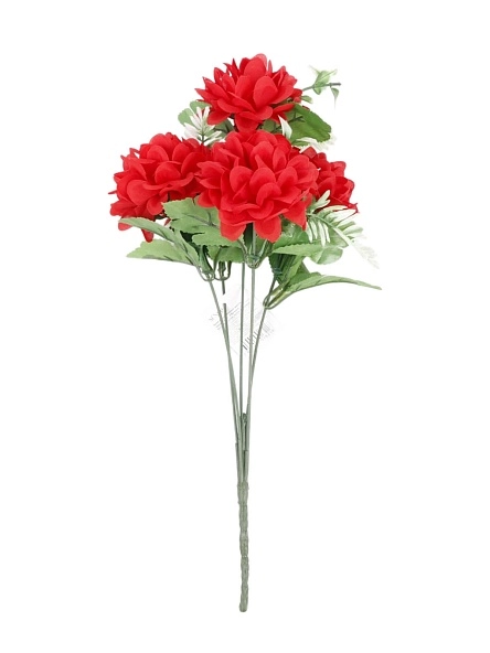 Букет искуccтвенных цветов "Хризантемы", 5 бутонов 