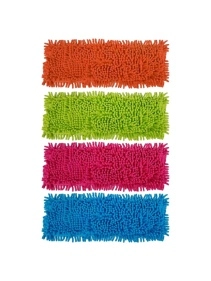 Насадка для швабры из шенилла "Лапша" с подкладкой, 42*13 см, микс цвета