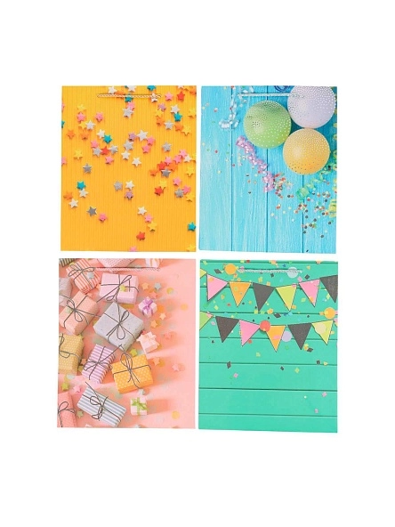 Пакет подарочный "Праздничный декор", 30*41,5*12 см (GB791)