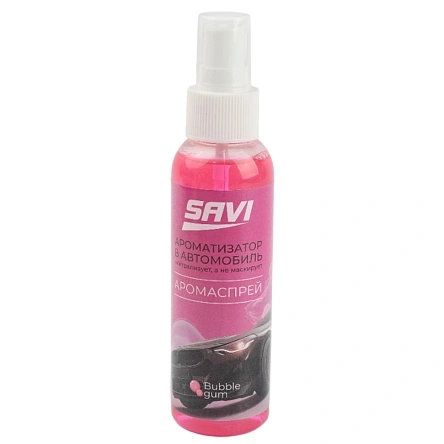 Ароматизатор в авто SAVI (спрей), 125 мл, Bubble gum (артикул K24103103-1)