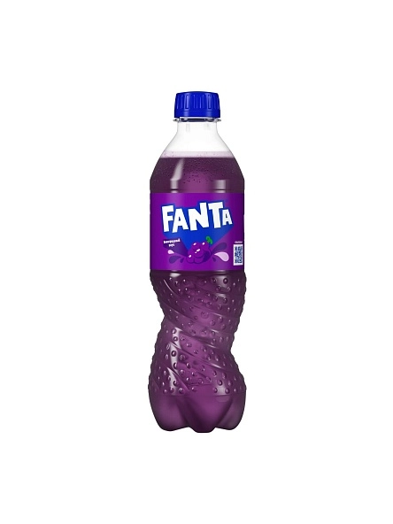 Напиток безалкогольный газированный "Фанта" со вкусом винограда", 0,5л